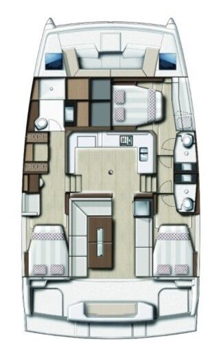 Catamaran Bali - Catana CATSPACE 2024 VERSION PROPRIETAIRE Plan du bateau