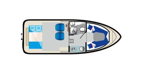 Houseboat bellus 750 (HMR) Boat design plan