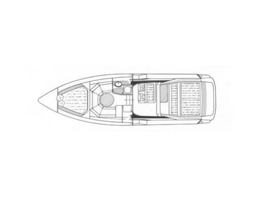 Motor Yacht Sunseeker ALQUILER YATE FUENGIROLA TODO INCLUIDO Plattegrond van de boot