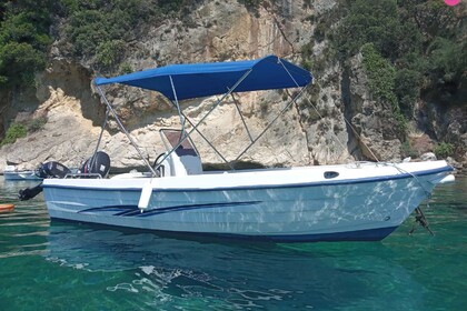 Rental Boat without license  Poseidon 550 Palaiokastritsa