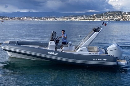 Hire RIB Salpa Soleil 26 Juan les Pins