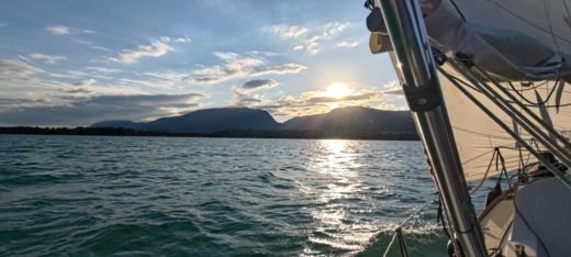 Neuchâtel Sailboat Aubin Tequila alt tag text