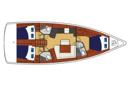 Miete Segelboot  Oceanis 45, 3 cabins Herceg Novi