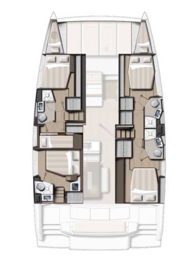 Catamaran Bali - Catana Bali 4.6 Plano del barco