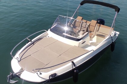 Miete Motorboot QUICKSILVER Q605 Helios (7p./150hp) Can Pastilla