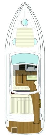 Motorboat Airon Marine 4300 Ttop boat plan