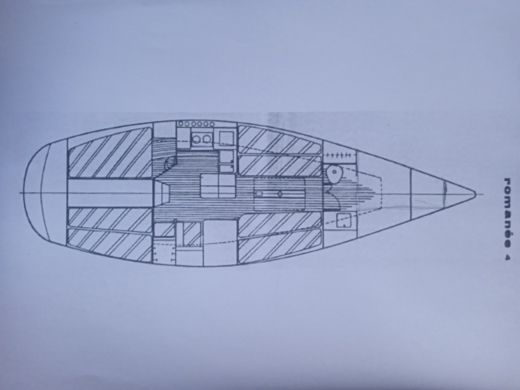 Sailboat Pouvreau Romanée Plan du bateau