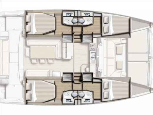 Catamaran  Bali 4.1 Boat design plan