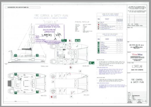 Catamaran Lagoon Lagoon 380 boat plan