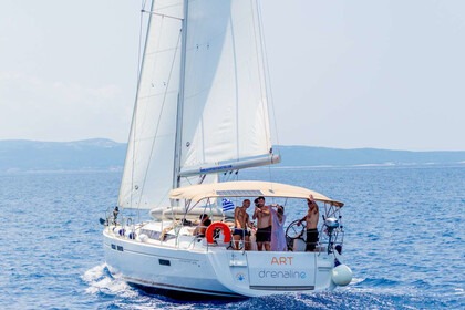 Miete Segelboot  Sun Odyssey 479 Full refit 2024 ( new Bimini - Spr Lefkada