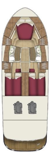 Motorboat ADRIANA 44 BT (22) Boat layout
