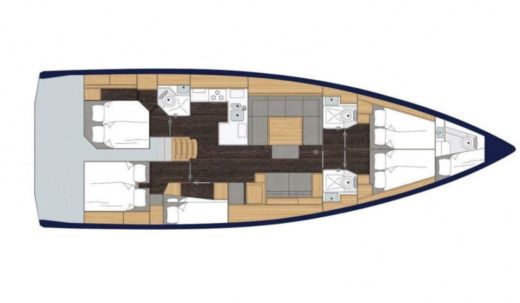 Sailboat Bavaria Bavaria C50 Boat design plan