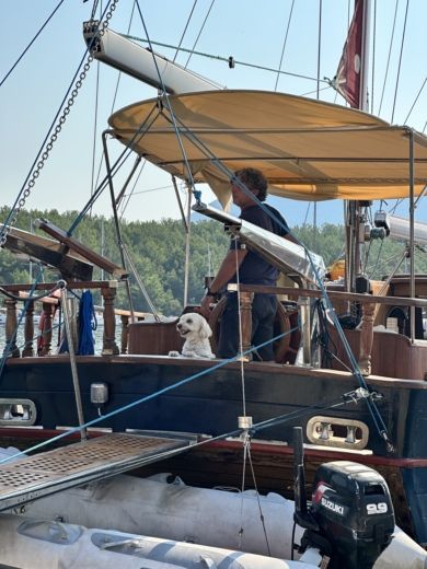Lefkada Sailboat Motorsailer Virgo alt tag text