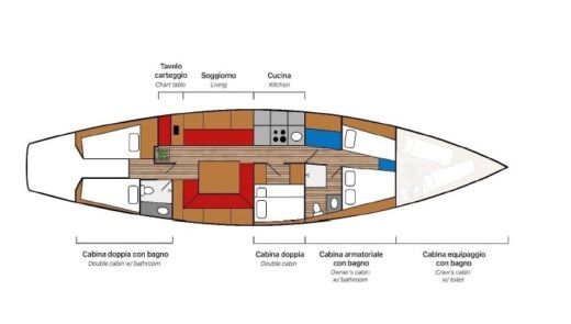 Sailboat Carlini Sciarelli boat plan