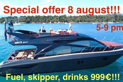 Miete Motorboot Gulf Craft Oryx 46 Fly Cannes