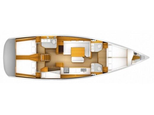 Sailboat  Sun Odyssey 509 Plan du bateau