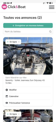 Saint-Mandrier-sur-Mer Sailboat Beneteau Oceanis 351 alt tag text