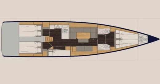 Sailboat Bavaria C45 Boat design plan