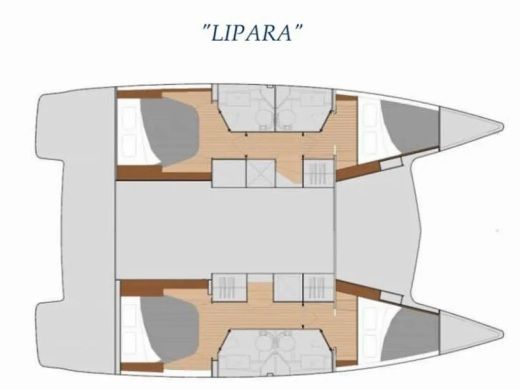 Catamaran  Lucia 40 Boat design plan