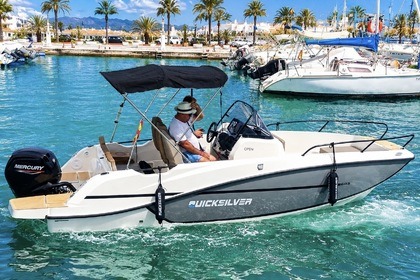 Miete Motorboot Quicksilver Activ 605 Open MÁLAGA Málaga