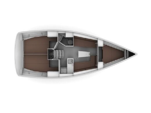 Sailboat Bavaria Bavaria 34 Cruiser Boat layout