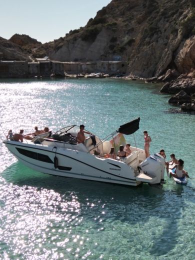 Motorboat Quicksilver Activ 875 Sundeck boat plan