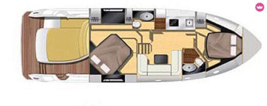 Motorboat **Tout Inclus - Skipper - 1H Carburant ** SESSA Boot Grundriss