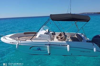 Noleggio Barca a motore Pacific Craft 670 OPEN Minorca