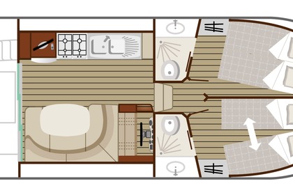 Miete Motorboot Nicols Estivale Quattro B+ Zabern
