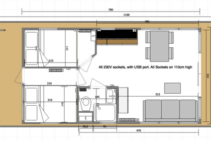 Verhuur Woonboot Custom XL plus Kinrooi