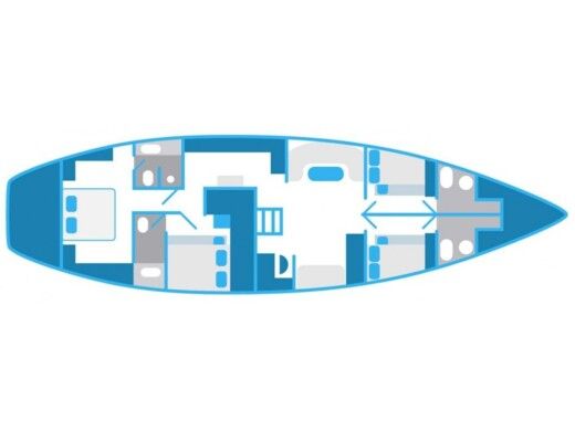 Sailboat  Ketch 65 boat plan