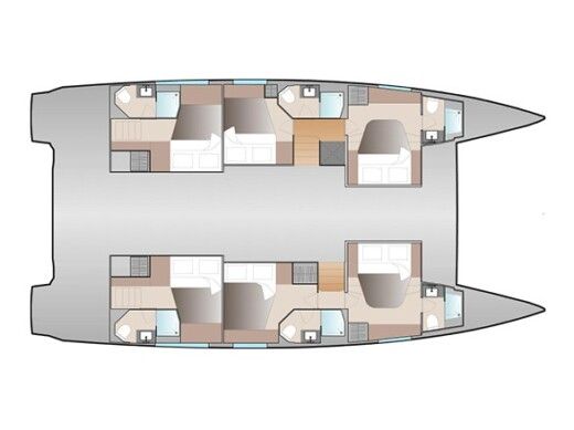 Catamaran  Aura 51 Boat design plan