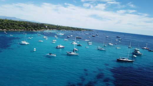 Motorboat Chris Craft BLUE SEA BOATS Plattegrond van de boot