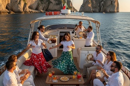 Hire Motorboat Capri Boat Tour Semi-Private with City Visit Positano