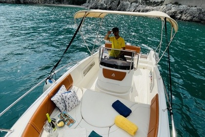 Charter Motorboat SEASUN Amalfi coast Allegra 21 open 2021 Cetara