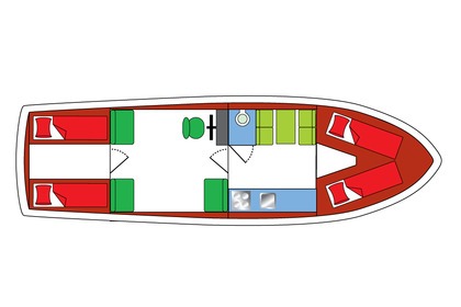 Verhuur Motorboot Palan Sport 950 AK Woubrugge