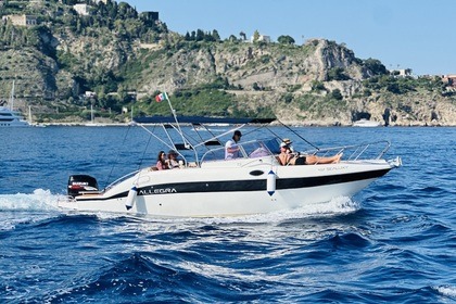 Rental Motorboat Allegra All 8,50 Open Day Taormina