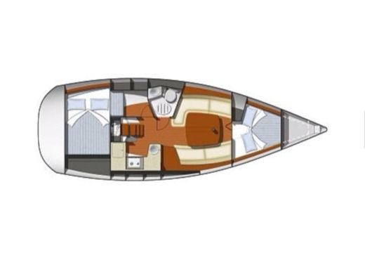 Sailboat Jeanneau Sun Fast 32i boat plan