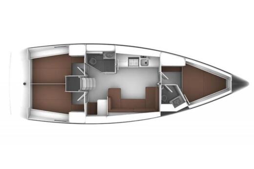 Sailboat BAVARIA CRUISER 41 Boat design plan