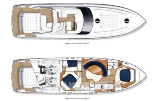 Motor Yacht Princess V58 Boat design plan