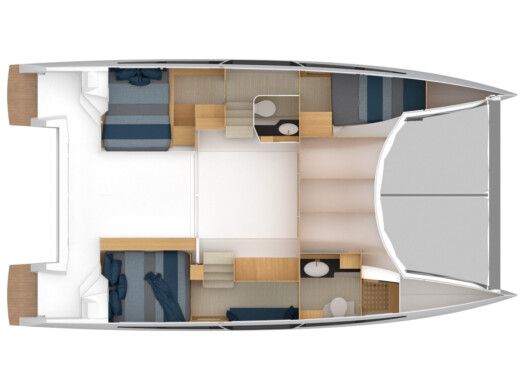 Catamaran Comar Yachts C-Cat 37 boat plan
