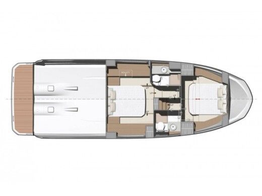Motorboat  Prestige 420 Fly Boat design plan