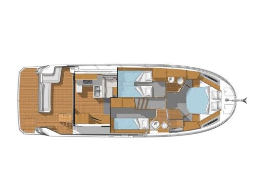 Motorboat  Swift Trawler 41 Plan du bateau