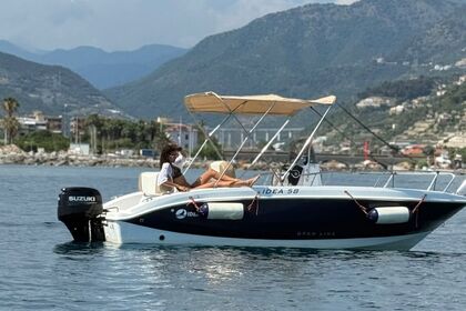 Rental Motorboat Barca a motore Prua al Vento Quick silver 40cv Riva Ligure