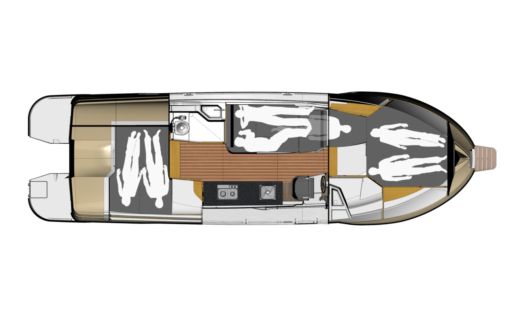 Houseboat Balt Yacht Suncamper 35 Flybirdge Boat design plan