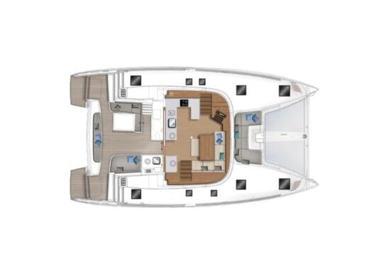 Catamaran Lagoon Lagoon 46 Boat design plan