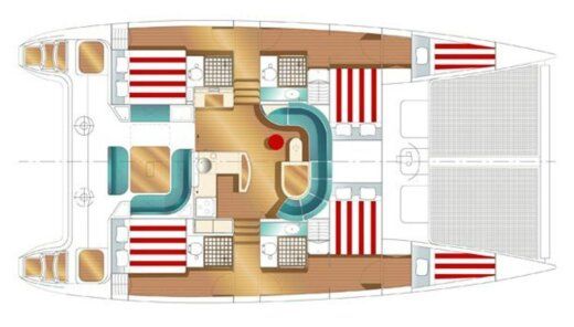 Catamaran NAUTITECH 47 boat plan