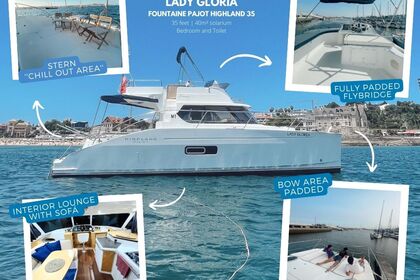 Alquiler Catamarán Fountaine Pajot Highland 35 Pilot Lisboa