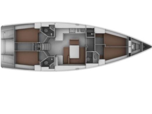 Sailboat Bavaria Bavaria Cruiser 45 Boat layout