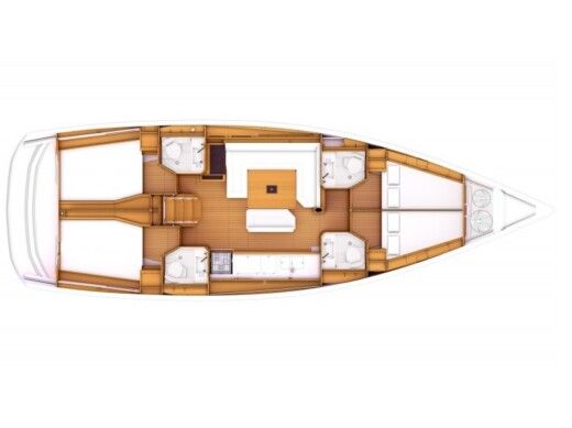 Sailboat JEANNEAU SUN ODYSSEY 479 Plan du bateau